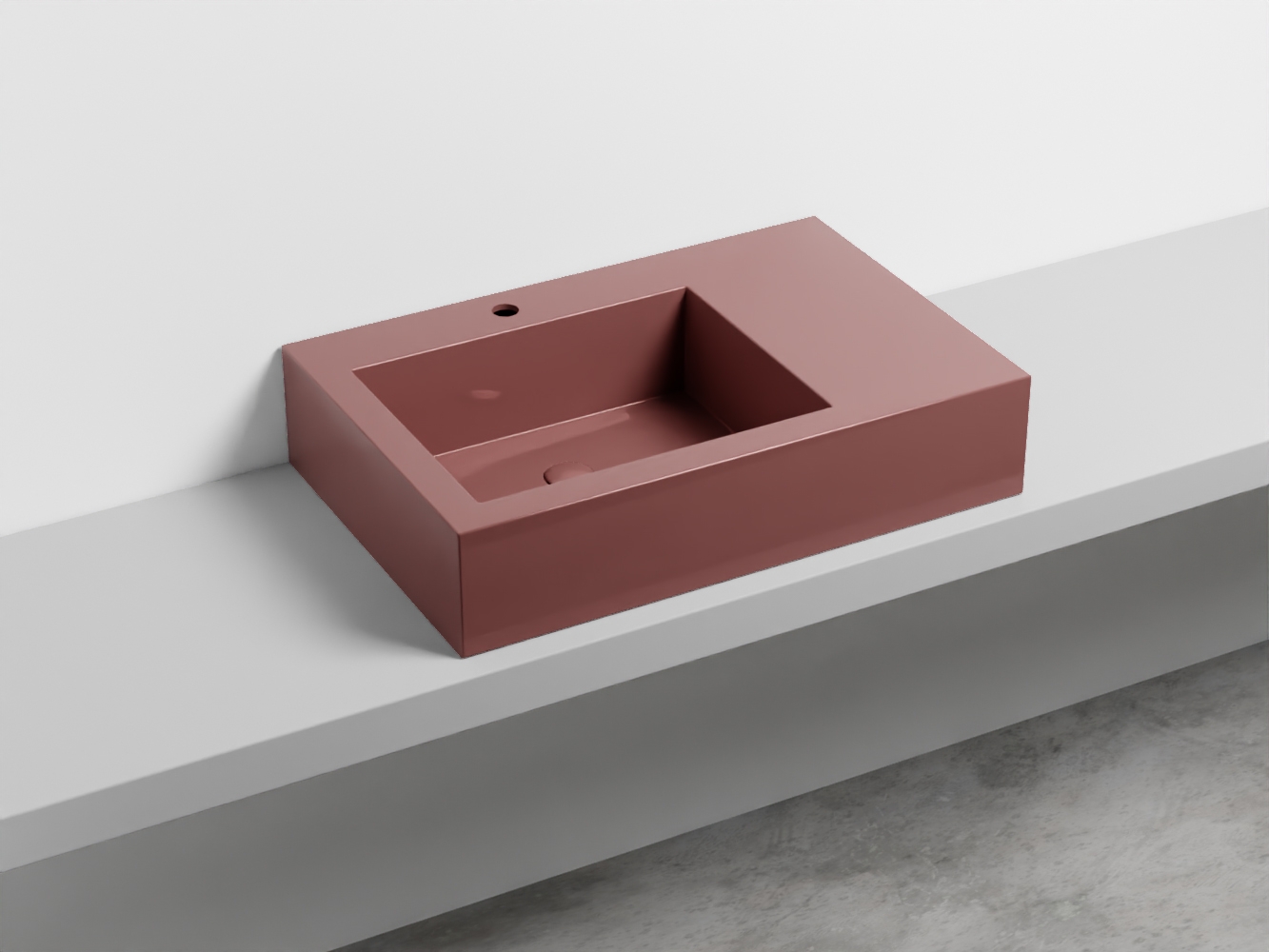 NALAMSX-CO Керамическая раковина с 1-им отверстием, чаша слево cielo I Narcisi Ceramica Cielo