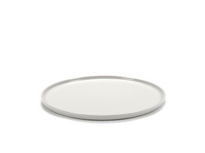 Фарфоровая плоская тарелка