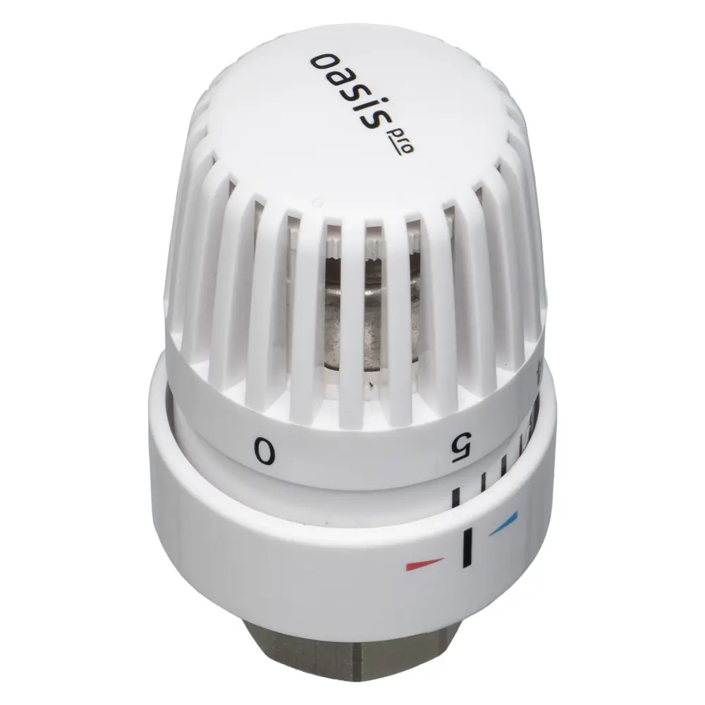 Термостатическая головка жидкостная Oasis Pro T201 M30x1.5 белая STLM-2032787