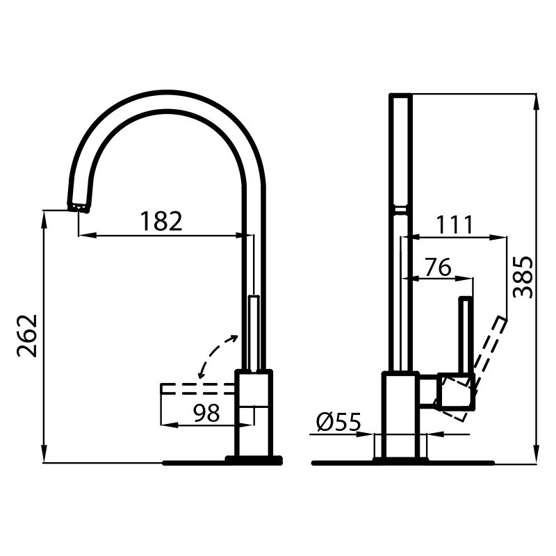 8454000 смеситель Geo 8454000 Fosterspa  - Вид №1
