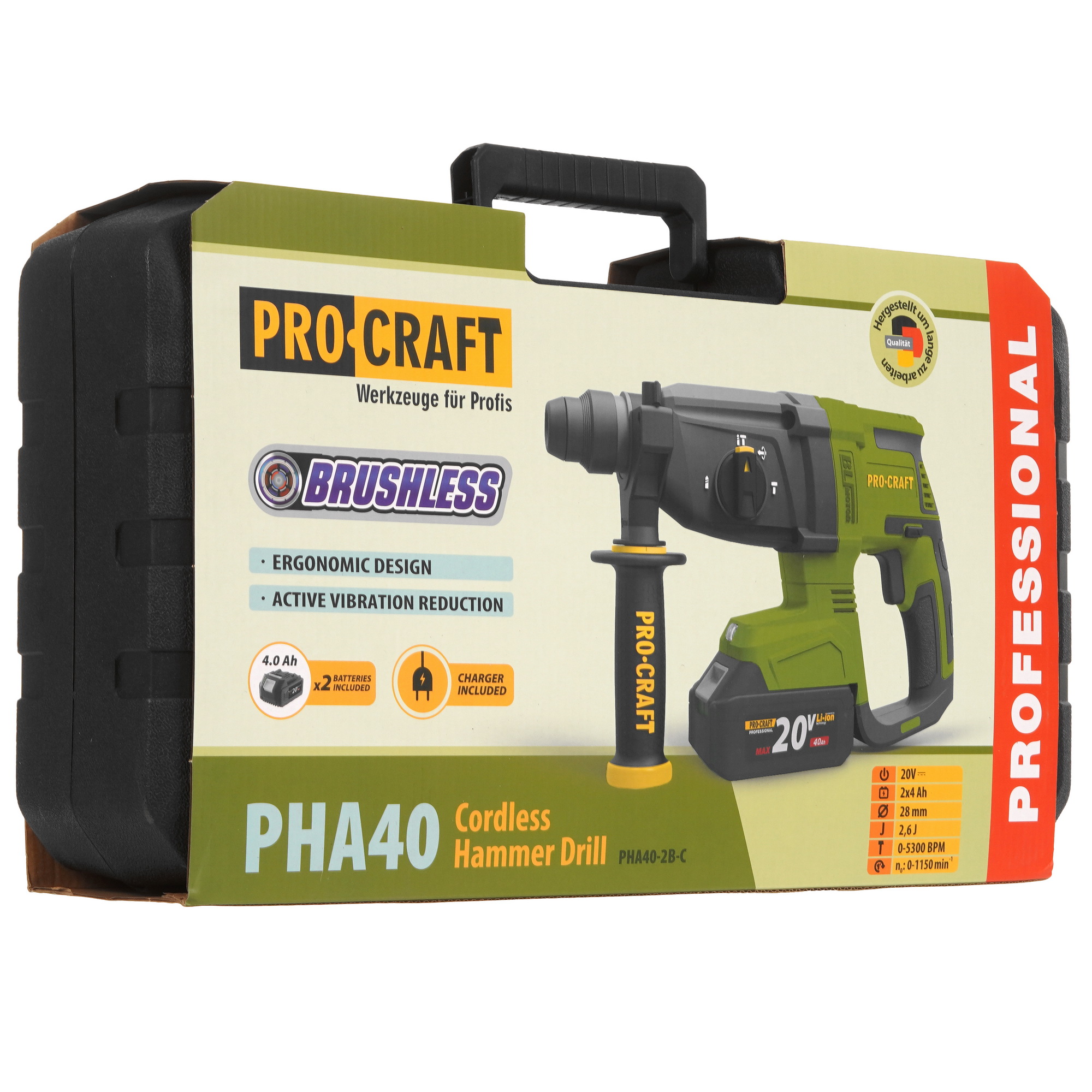 Перфоратор Procraft PHA40 Li Set 9277914 STDN-0133537 - Вид №8