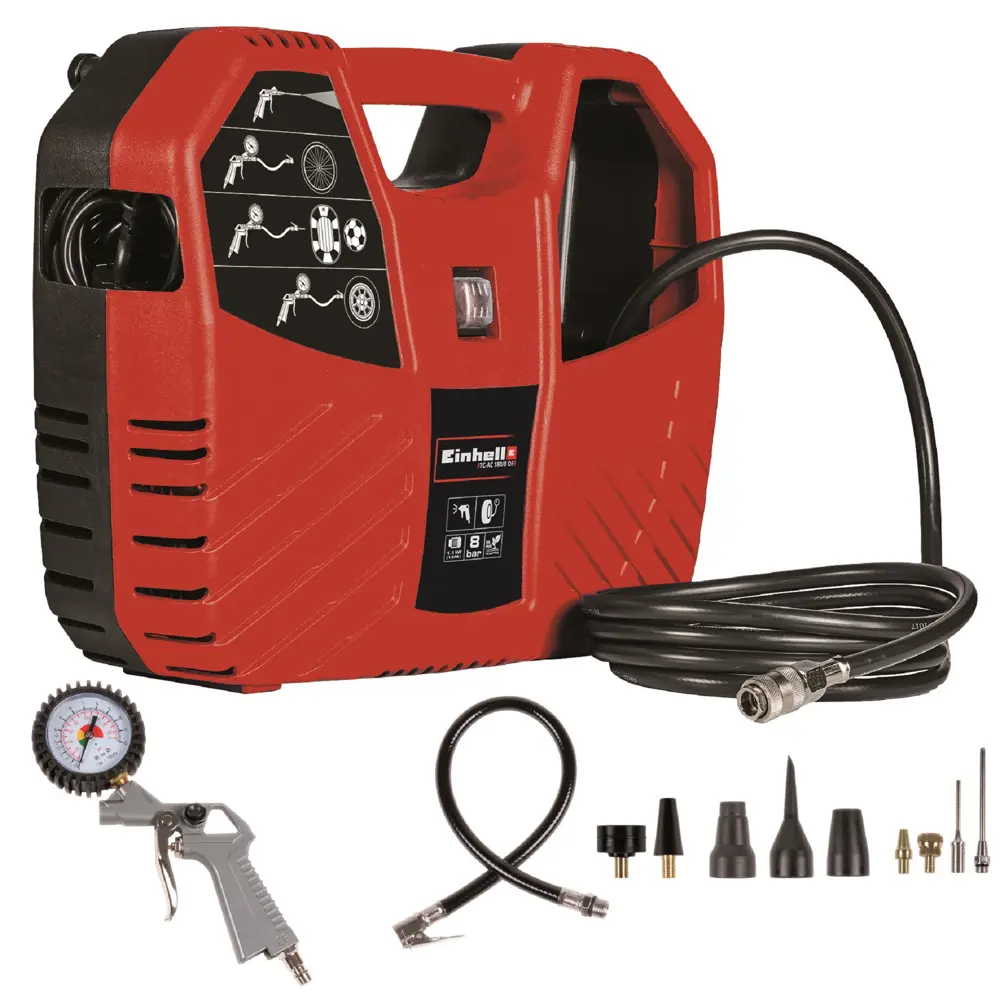 Портативный компрессор Einhell TC-AC 180/8 OF - компактная мощность для любых задач 17339854 STLM-0007947 - Вид №4
