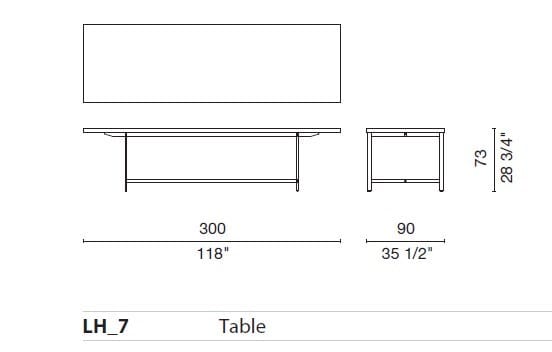 Стол CAPPELLINI Lochness ARCH-00033592 - Вид №5