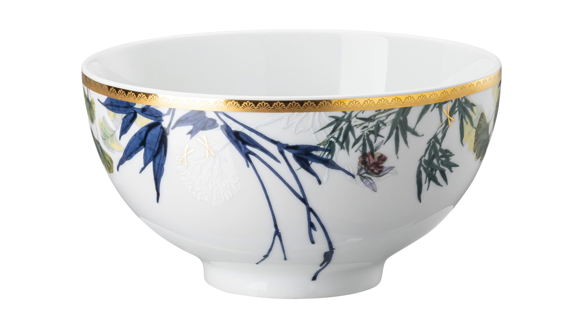 10654609 Rosenthal Салатник индивидуальный Rosenthal Турандот 15см, фарфор, белый, золотой кант Фарфор  - Вид №2