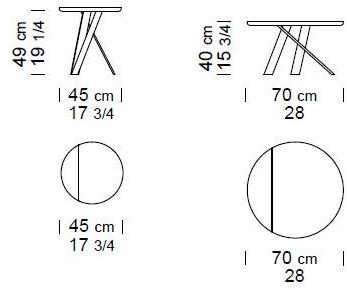 Borzalino Круглый журнальный столик из мрамора sun-id-1401785 - Вид №20