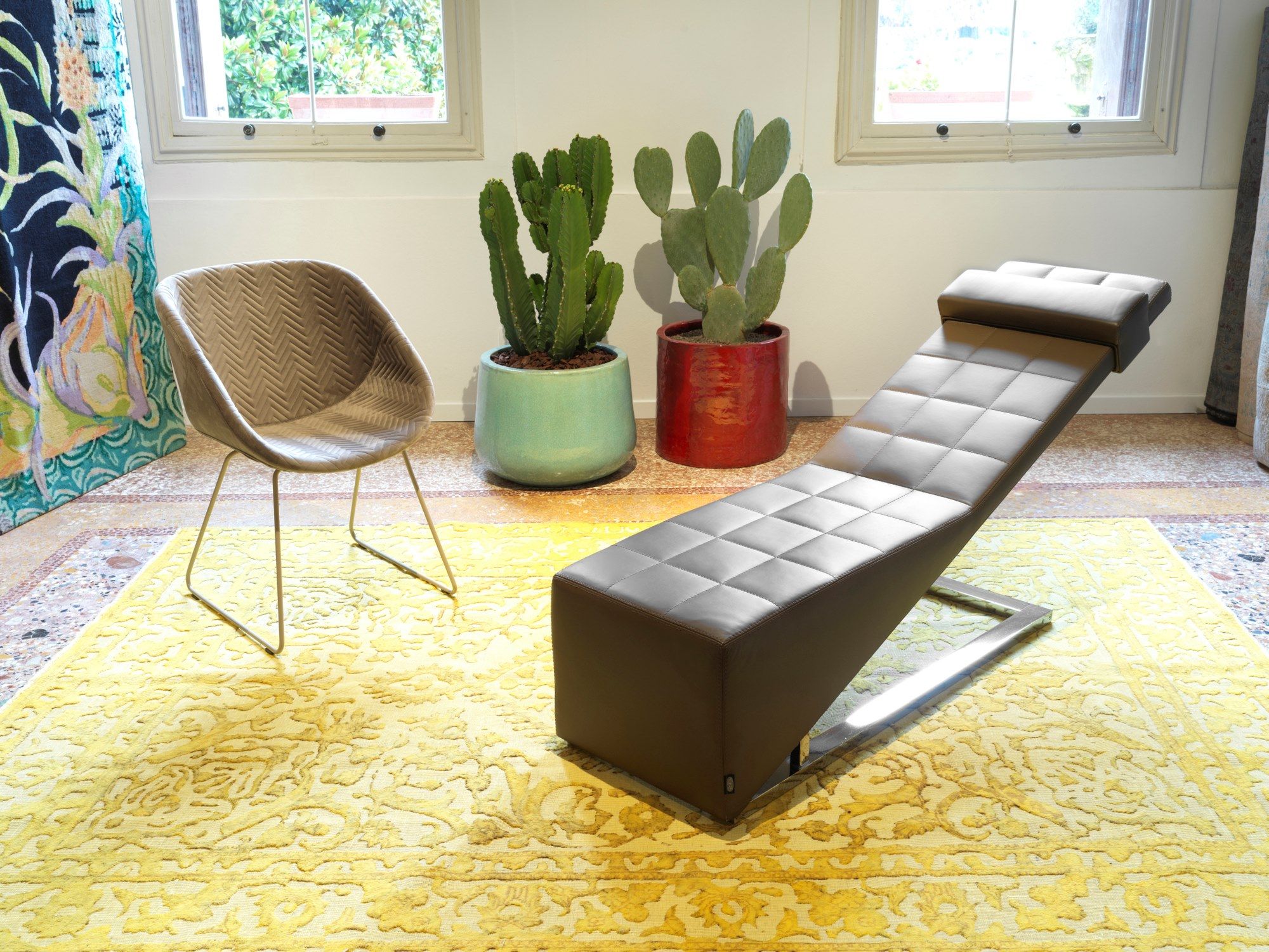 Кожаный мягкий шезлонг SITIA Sigmund ARCH-00006643 - Вид №6