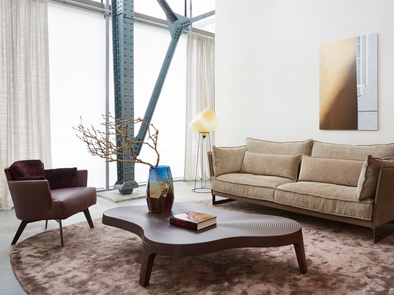 Низкий журнальный столик из массива дерева Linteloo остров ARCH-00114105 - Вид №3