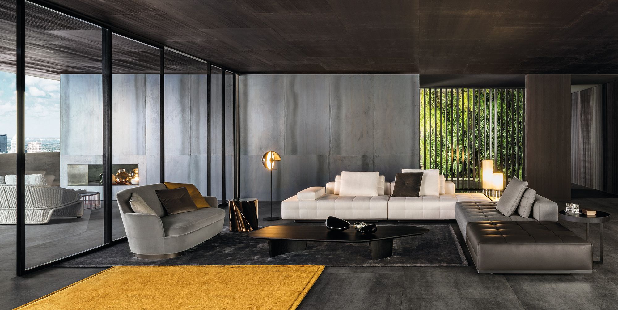 Модульный тканевый диван Minotti ARCH-00049247 - Вид №15