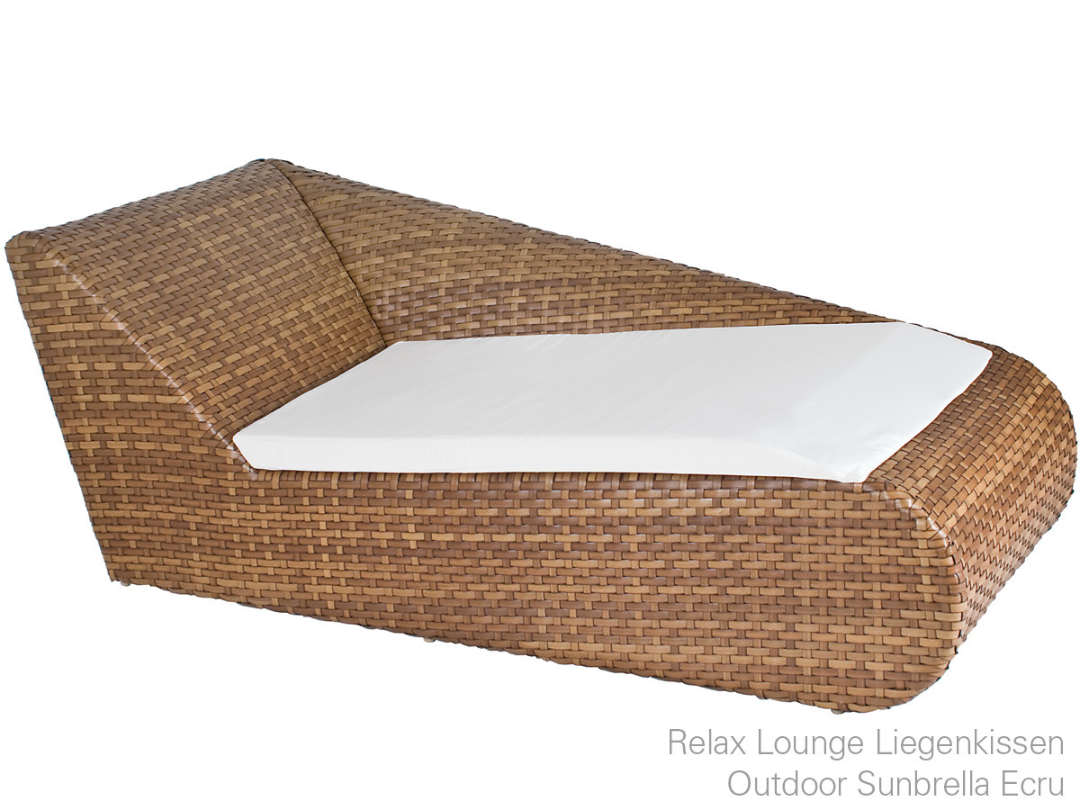 10.00.0811 Подушка для шезлонга Madrigal Relax Lounge left Outdoor Sunbrella ecru Mbm  - Вид №1
