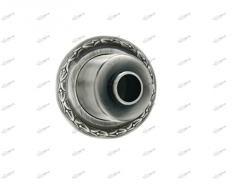 046392.C00.71 Комплект отделки для 2-х сторон настенного переключателя Античное серебро Mestre 