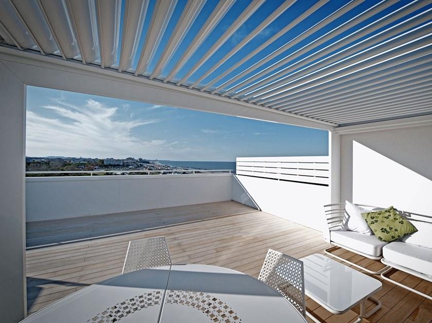 MV Living Отдельностоящая алюминиевая пергола с регулируемыми жалюзи Bioclimatiche sun-id-1397812 - Вид №1