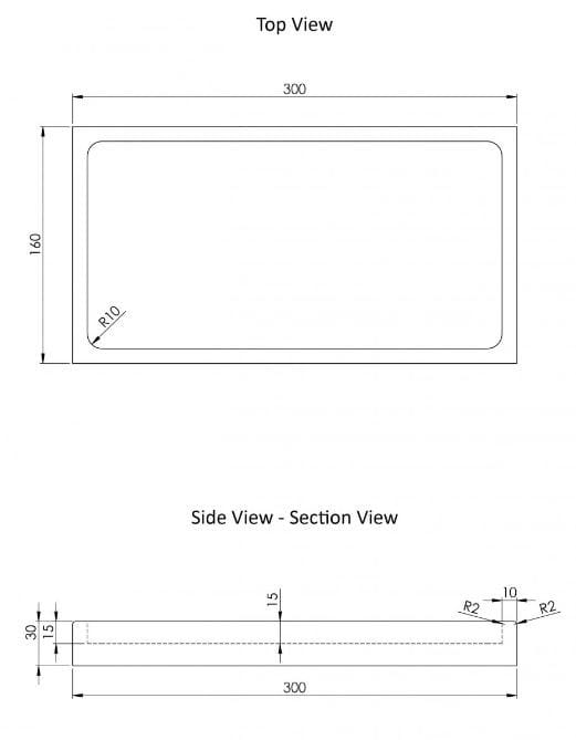 ARCH-00020562 Полка на борт ванны LUSSO Consero - Вид №4