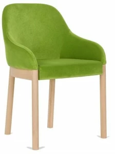 Paged Стул из ткани с подлокотниками Viena A-viena