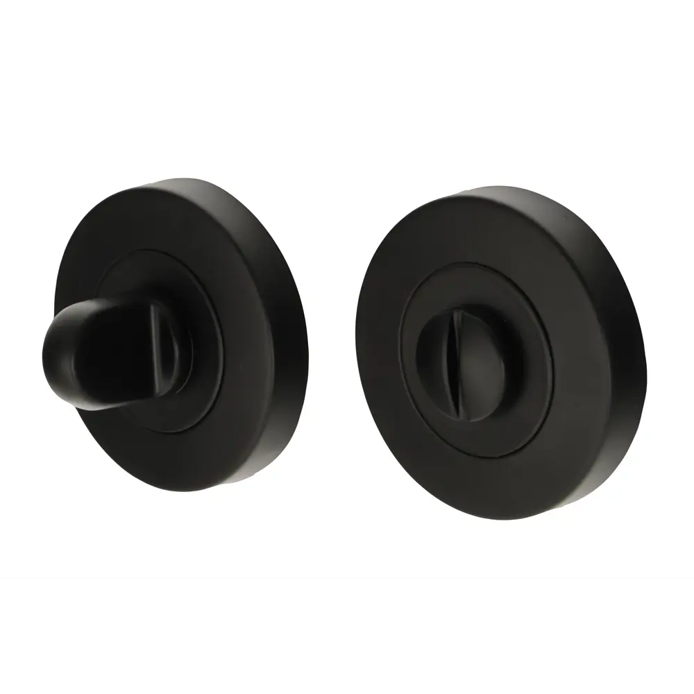 Завертка дверная Edson EDS-WC-R0 нержавеющая сталь цвет черный STLM-2110208