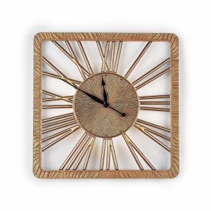 Часы настенные квадратные бронза TWINKLE NEW IN SHAPE TWINKLE 00-3860063 Бронза