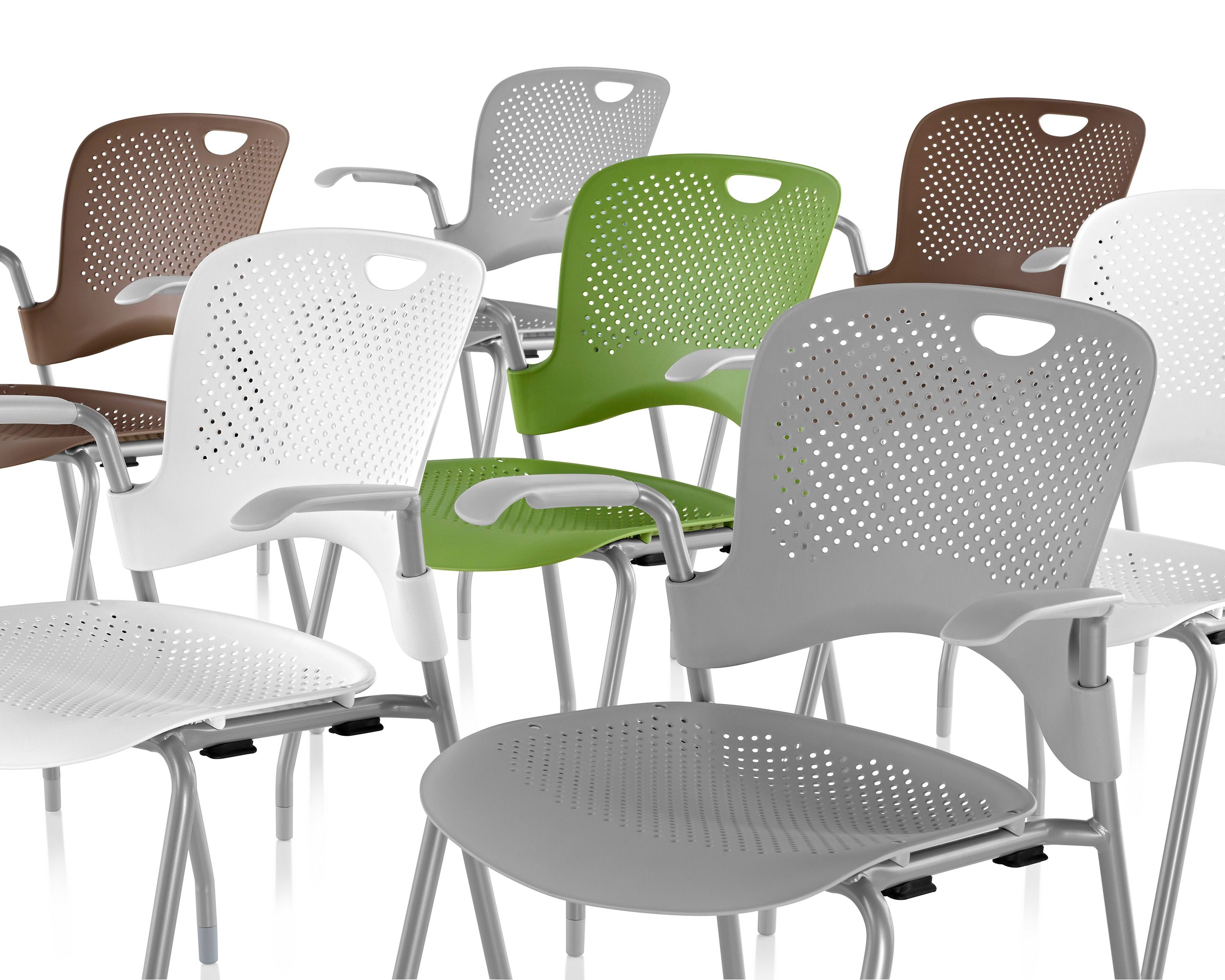 Штабелируемый стул nylon® с подлокотниками Herman Miller Caper ARCH-00079623 - Вид №15