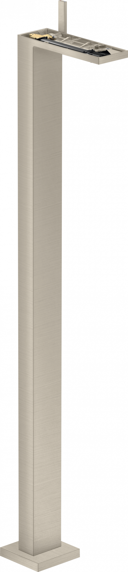 47042820 Смеситель для раковины напольный, однорычажный, со сливным гарнитуром Push-Open, без тарелки AXOR MYEDITION 