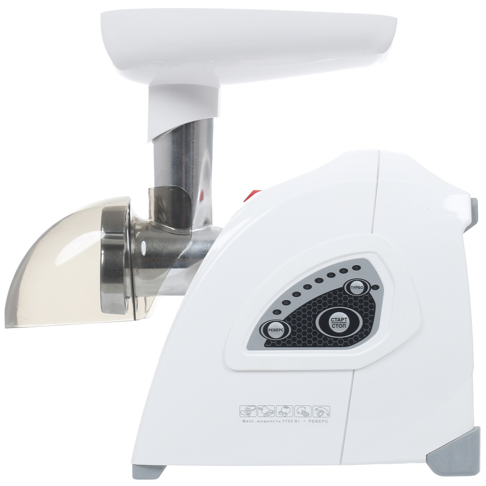 1143745 Мясорубка электрическая Аксион М 42.01 белый STDN-0000293 - Вид №3