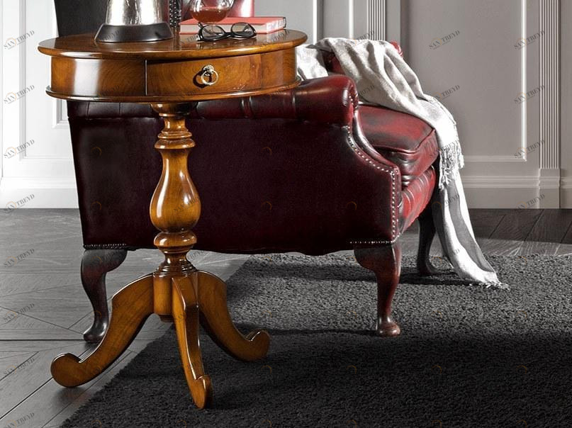 Prestige Журнальный столик из вишневого дерева с подставкой 3 звезды Capricci Cvf013