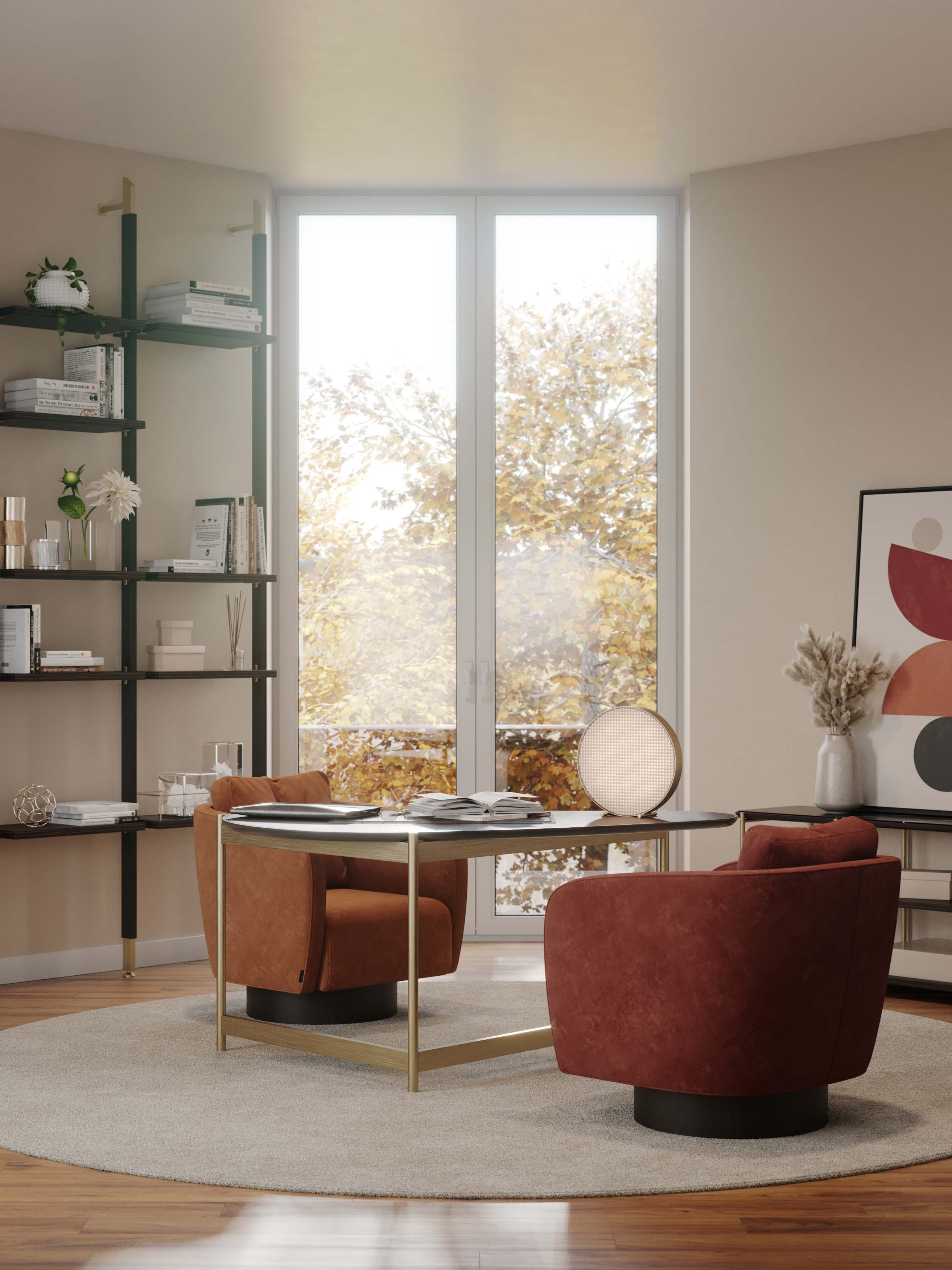 Бархатное кресло с подлокотниками Stylish Club His &amp ARCH-00083062 - Вид №6