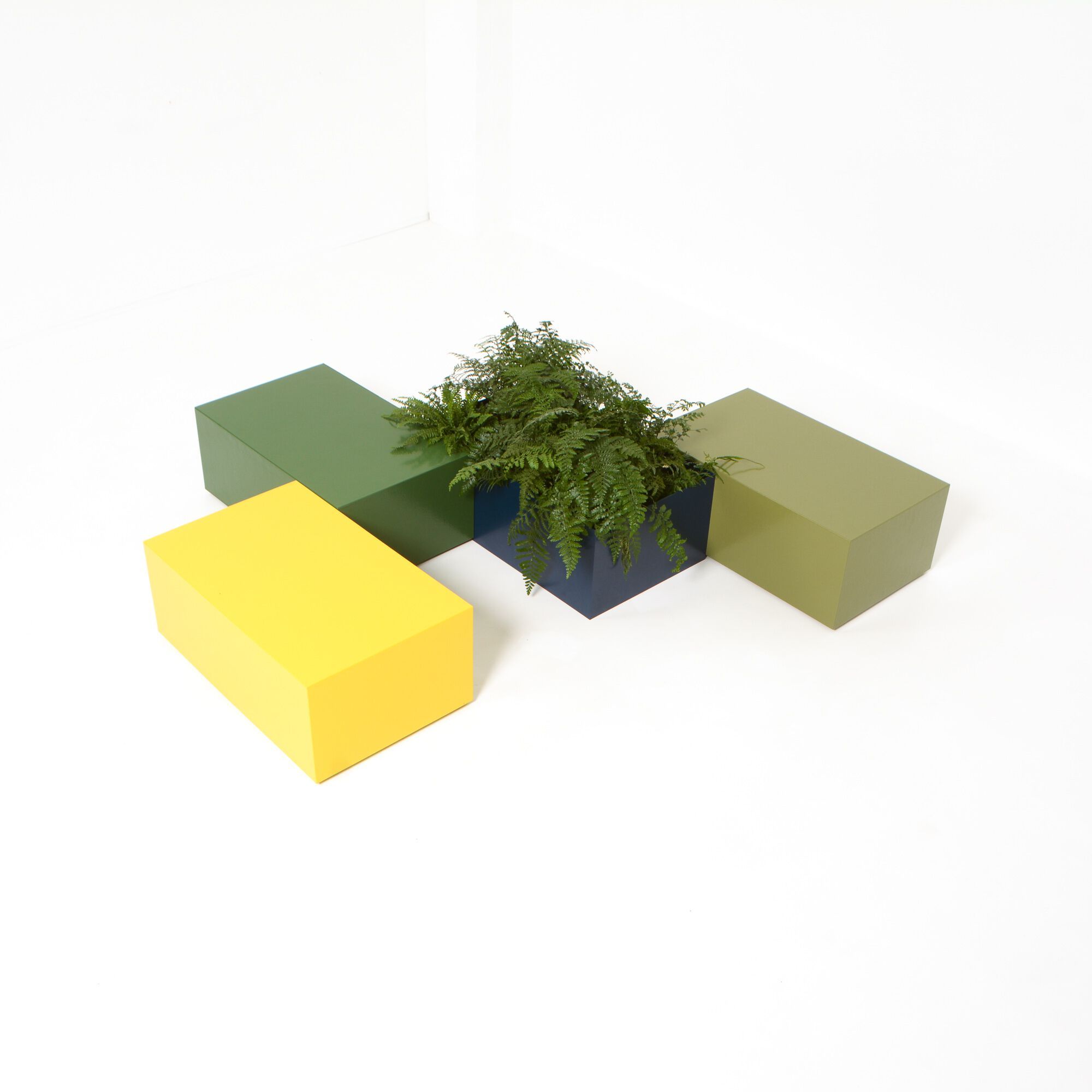 Прямоугольная алюминиевая плантатор с порошковым покрытием SIXINCH PLANTER ARCH-00109030