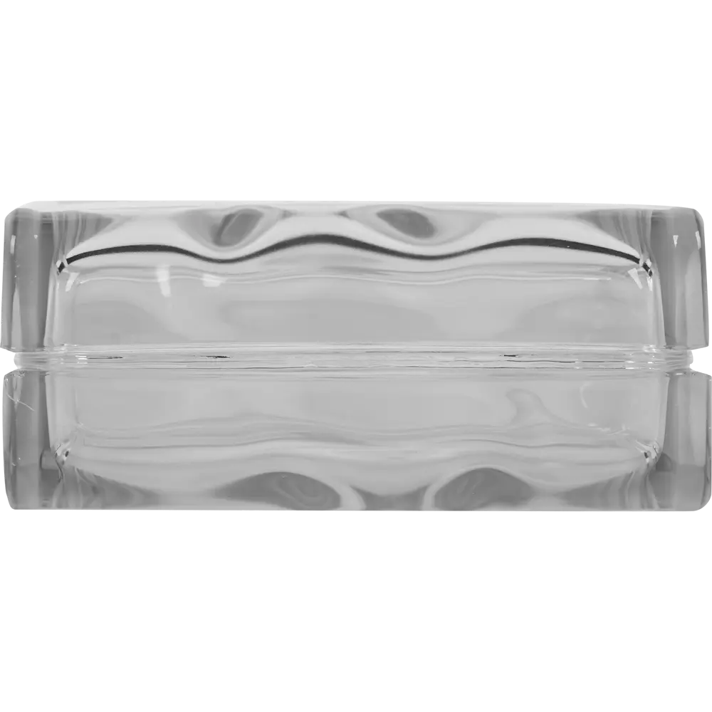 Стеклоблок Богема бесцветный торцевой Волна VITRABLOCK STLM-2125052 - Вид №1