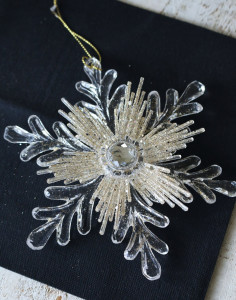 1388 739 a3 Декоративный орнамент, акрил, Ø 14 см, бело-золотой H-andreas 