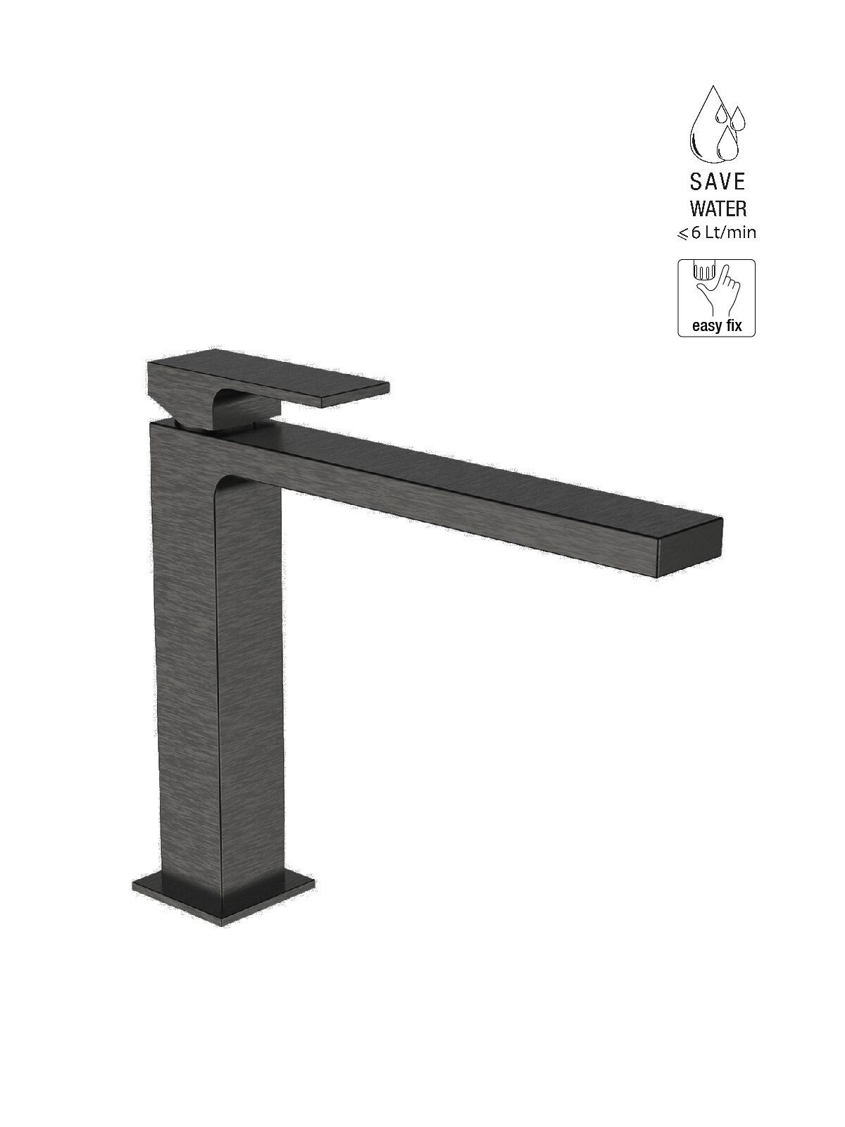 Однорычажный смеситель для раковины с ограничителем расхода Rubinetterie Frattini Vita Due ARCH-00031898 - Вид №4