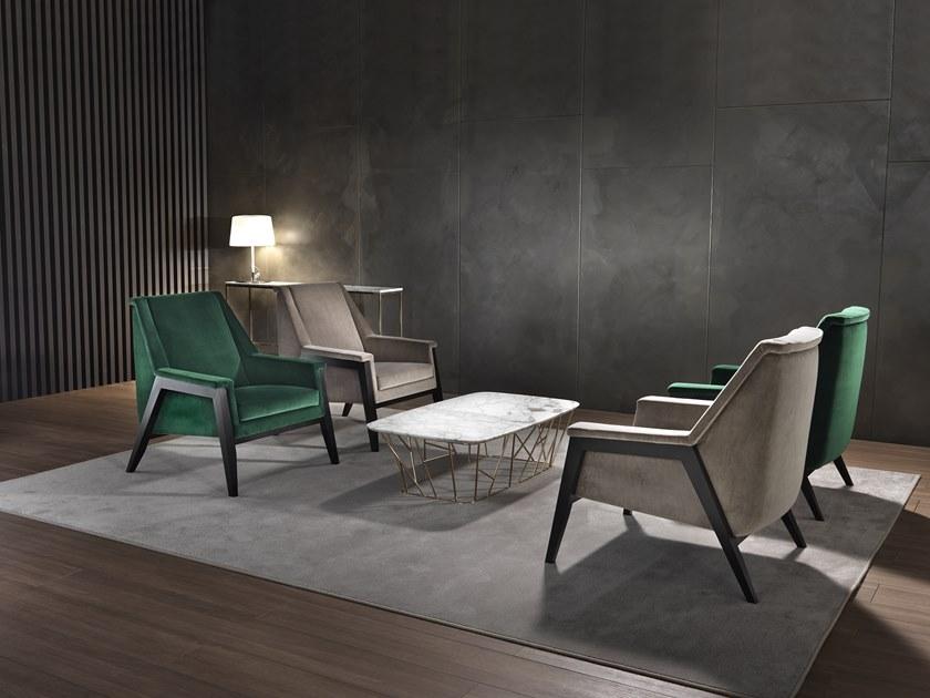 Marelli Низкий прямоугольный журнальный столик из мрамора Twig sun-id-1467604 - Вид №2