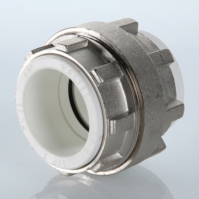 VTp.763.0.075 Фитинг полипропиленовый – муфта разъемная Valtec 75 мм  - Вид №12