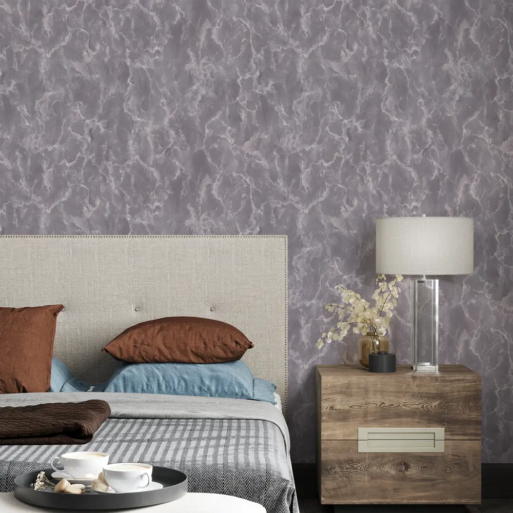 Обои флизелиновые Palitra Family Clairis фиолетовые 1.06 м 71904-46 STLM-2096205 - Вид №2