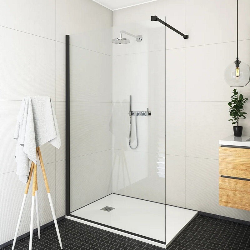 Душевая перегородка Walk In Terra ts open 00633 BLACK Словения Kolpa-San  - Вид №1