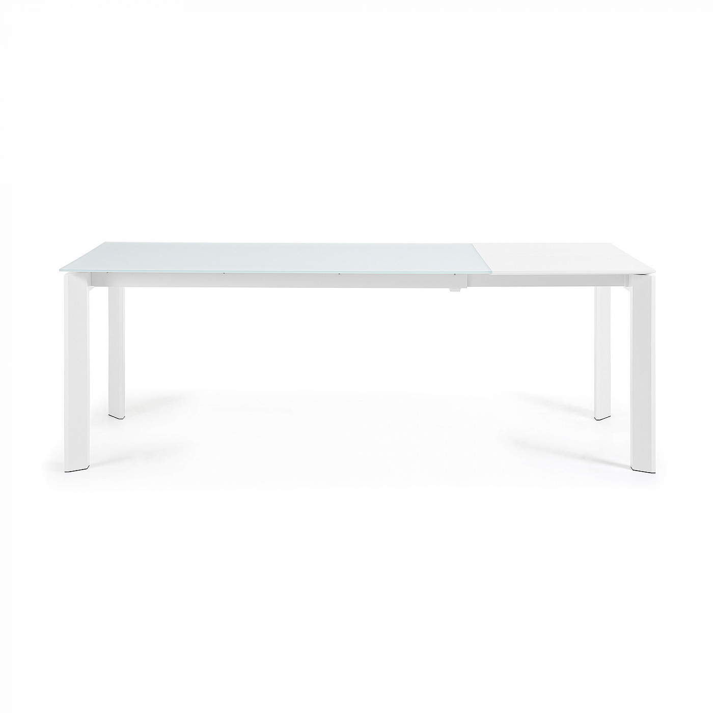045454 ATTA Стол 160 (220) x90 белое стекло La Forma Axis - Вид №1