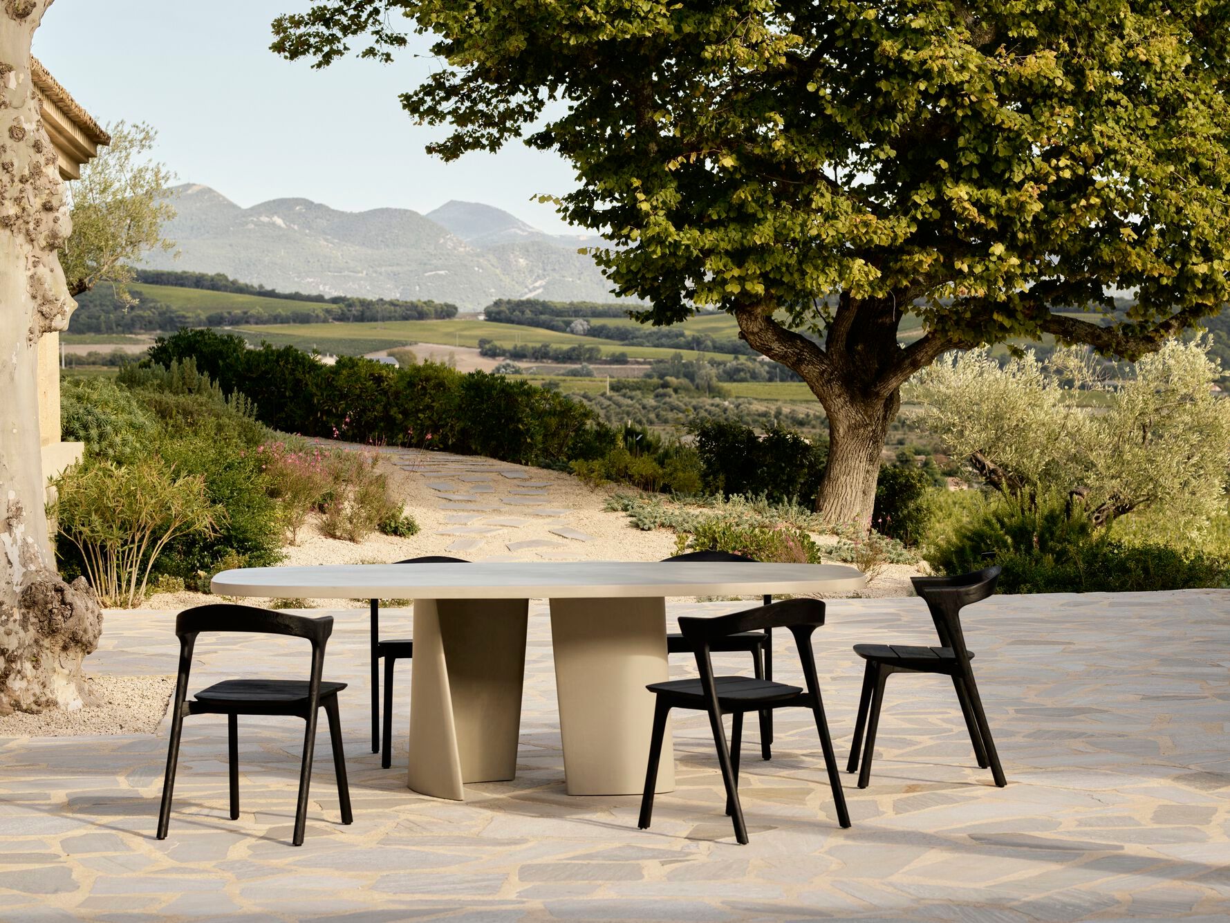 Прямоугольный садовый стол из цементных материалов Ethnicraft CANYON ARCH-00047095 - Вид №4