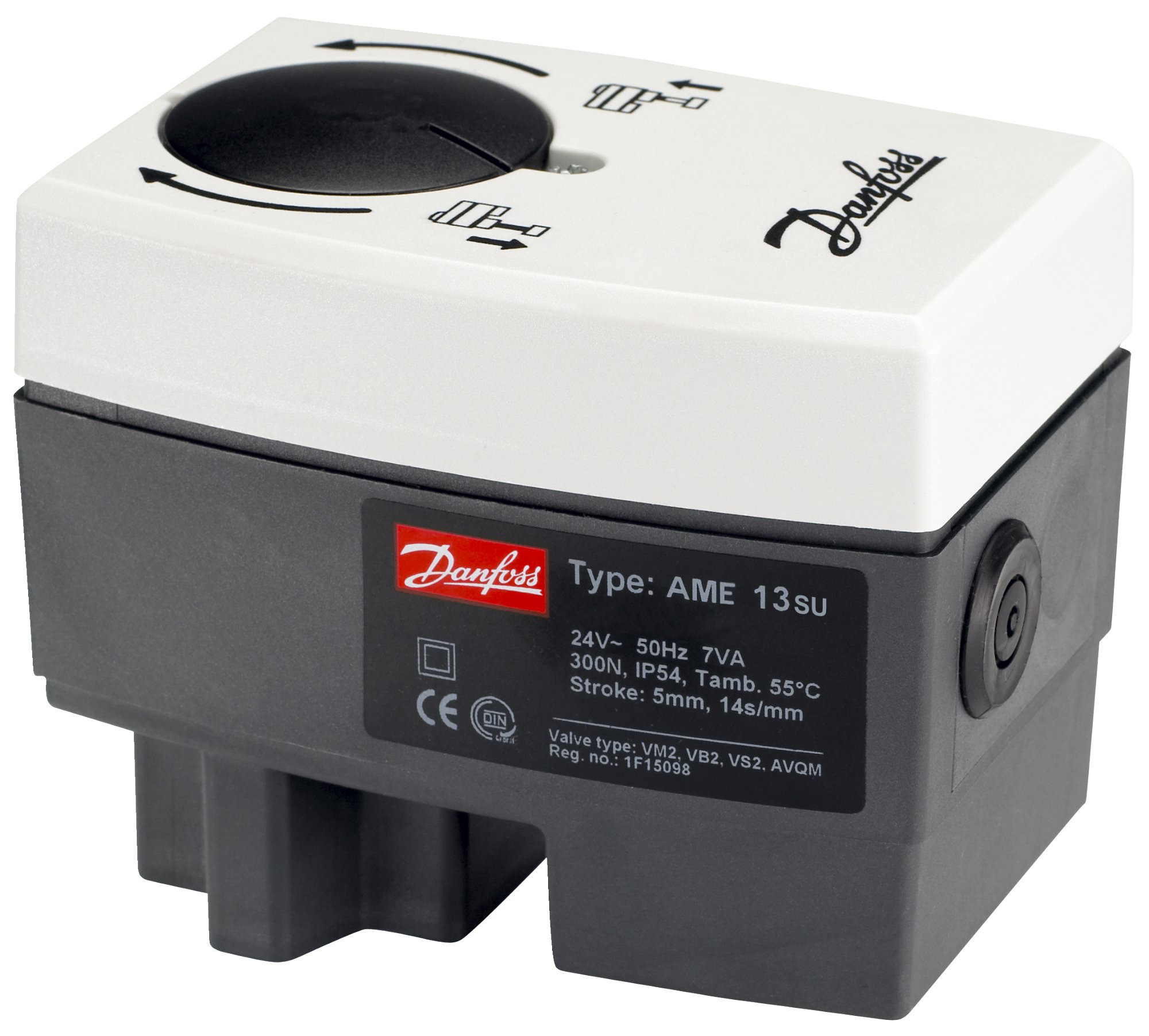 Danfoss Редукторные электроприводы с аналоговым управлением AME 445 электропривод 24В 082H0053 