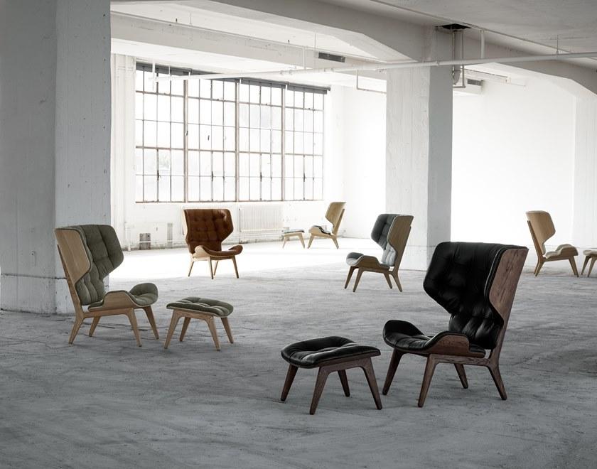 NORR11 Подставка для ног из дуба и ткани Mammoth sun-id-1458441 - Вид №3