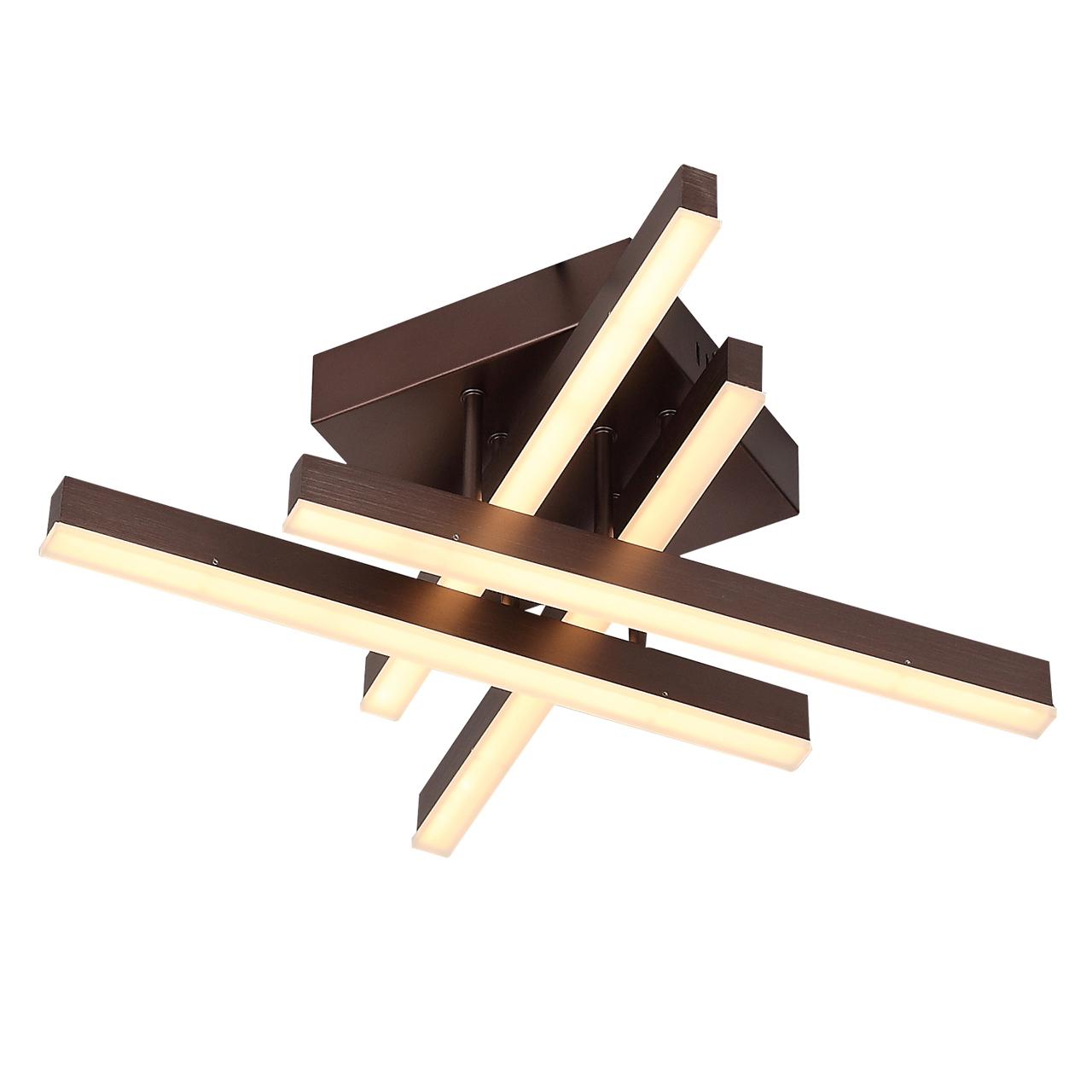 Потолочная светодиодная люстра ST Luce Samento SL933.702.04 ST LUCE ДИЗАЙНЕРСКИЕ, SAMENTO 328347 Коричневый;белый  - Вид №3