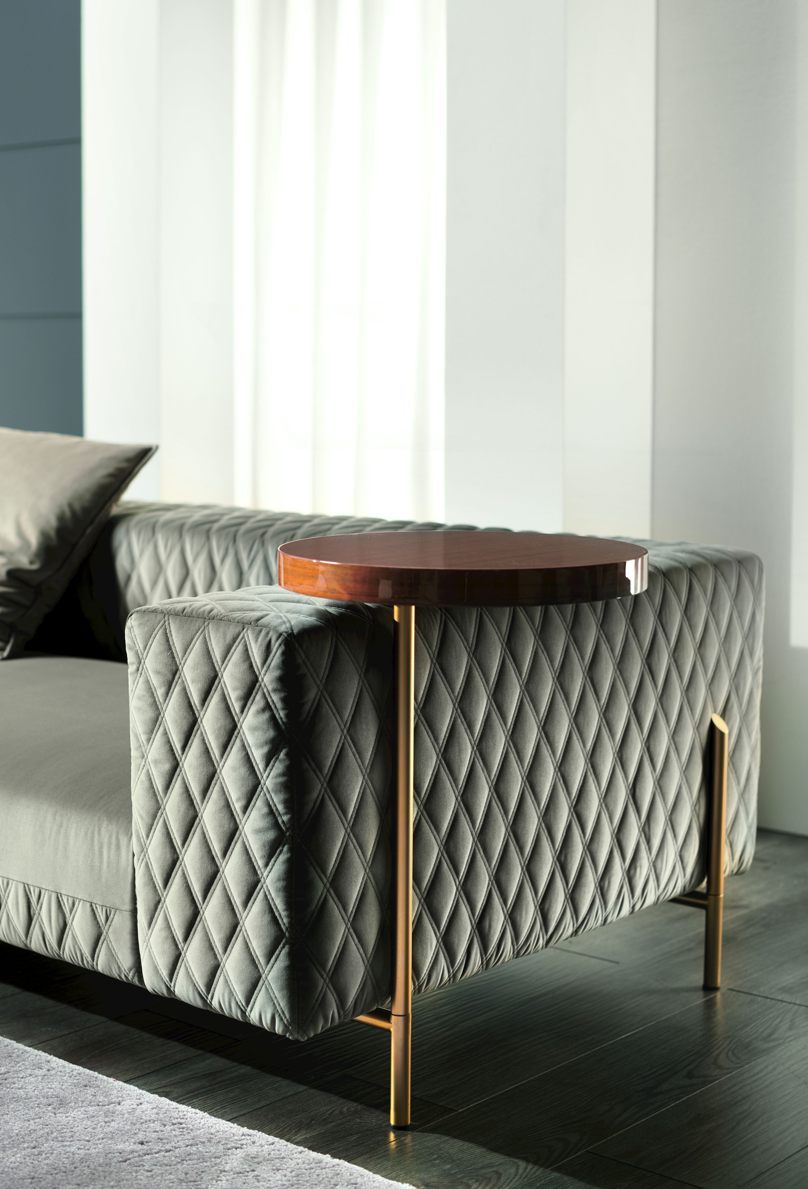 Бархатный угловой диван Former In Italia Brera Plus ARCH-00084546 - Вид №1