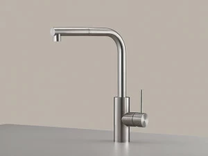 Ceadesign Кухонный смеситель на одно отверстие из нержавеющей стали с вытяжным душем Milo360 Mil 205