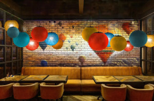 Акустическая ткань подвесной светильник