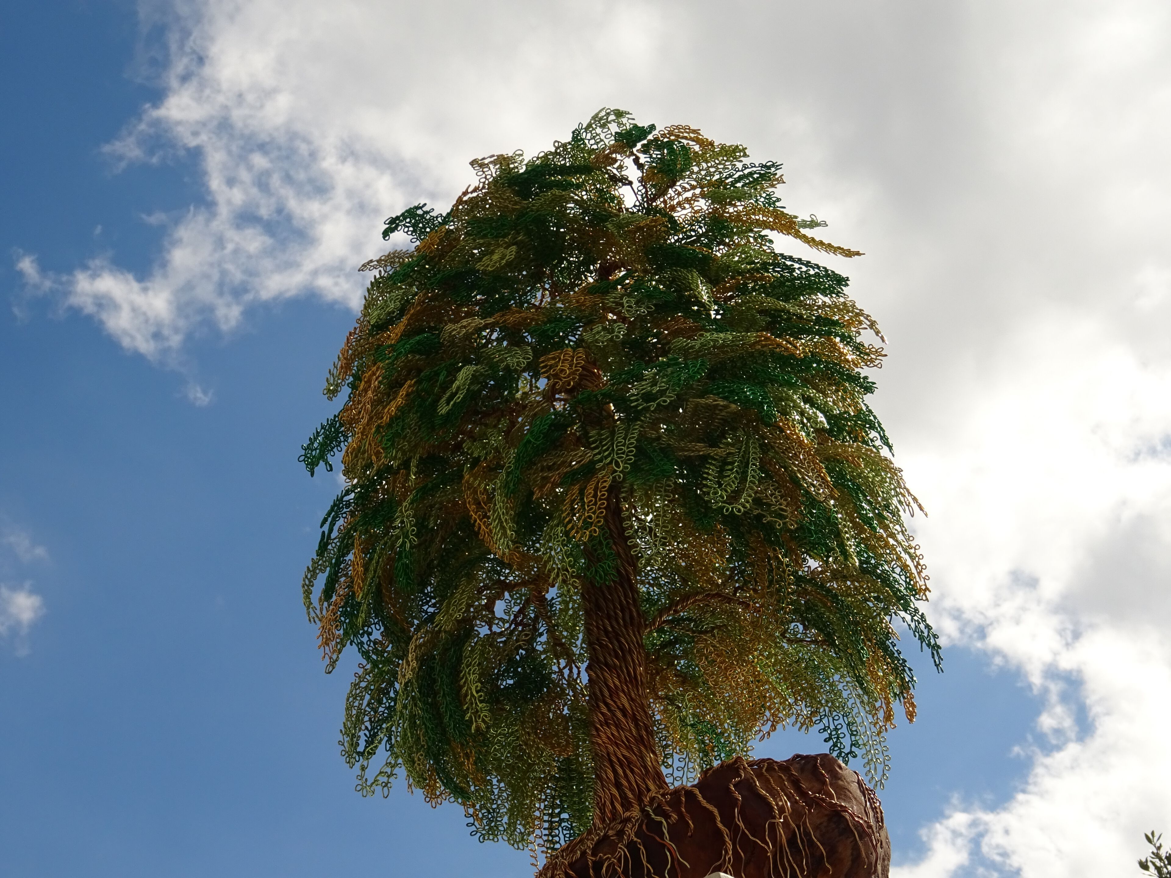 Скульптура из алюминия и оливкового дерева Mosche Bianche Zen Bonsai ARCH-00101351 - Вид №10