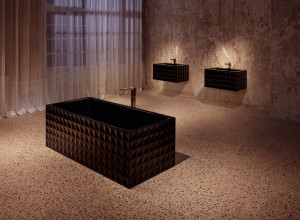 Прямоугольный подвесной умывальник из эмалированной стали