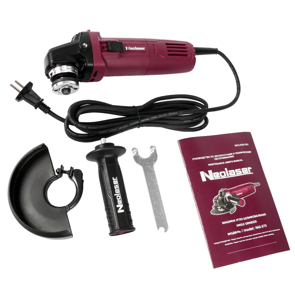 Углошлифовальная машина NEOLASER NAG-870 профессиональная 870Вт 89348565 STLM-0839125 - Вид №5