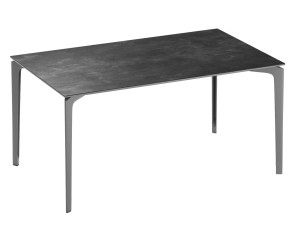 Прямоугольный садовый стол из керамогранита