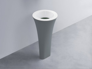 AMLA45-BL+AMPILT-MU+AMCOLT-BR Раковина Amedeo Tondo отдельностоящая cielo Enjoy + Amedeo