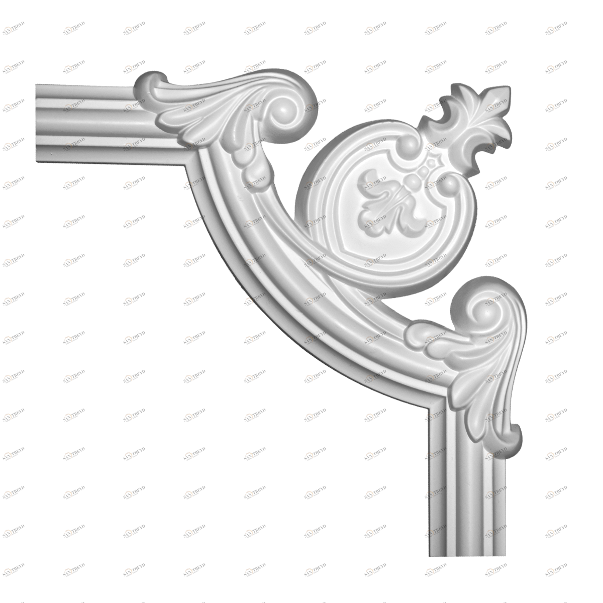 ЕВРОПЛАСТ 1.52.284 Угловой элемент 1.52.284 Пенополиуретан 