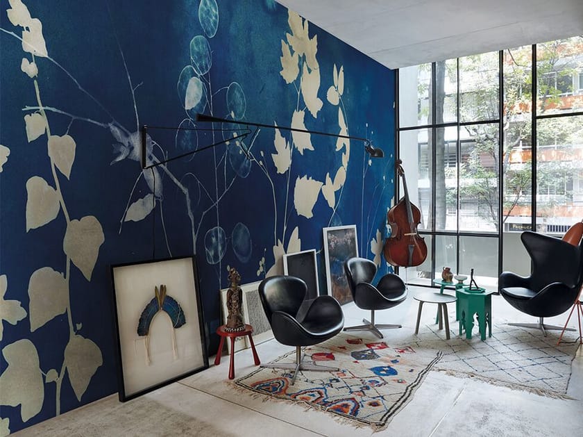 Обои с цветочными мотивами Jannelli&Volpi CIANOTIPIA ARCH-00045969