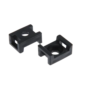 Площадка для хомутов Duwi 29x15 мм цвет черный 10 шт. 87659085 STLM-2174138