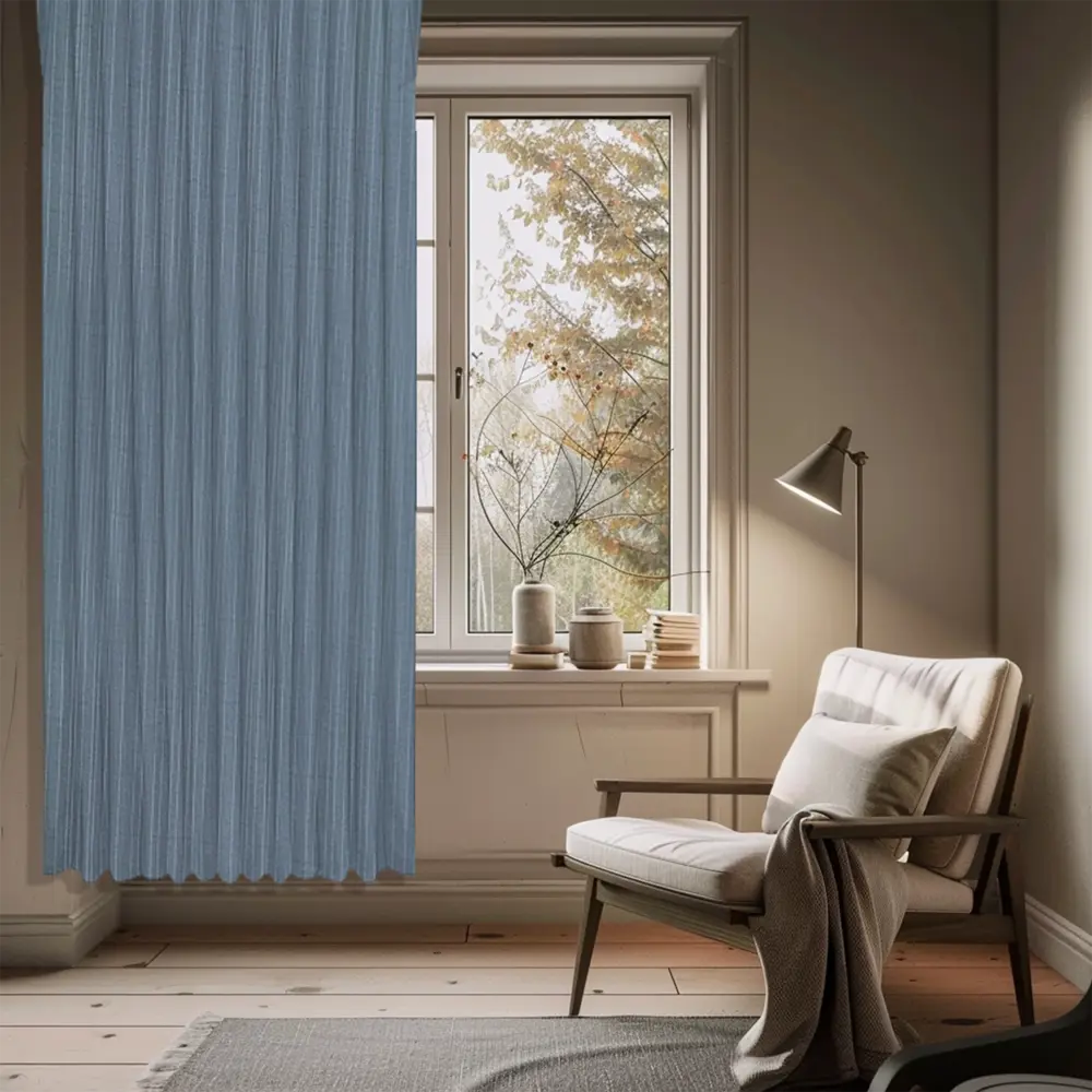 Штора на ленте Полоса 200x280 см цвет зеленый WITERRA STLM-2105639