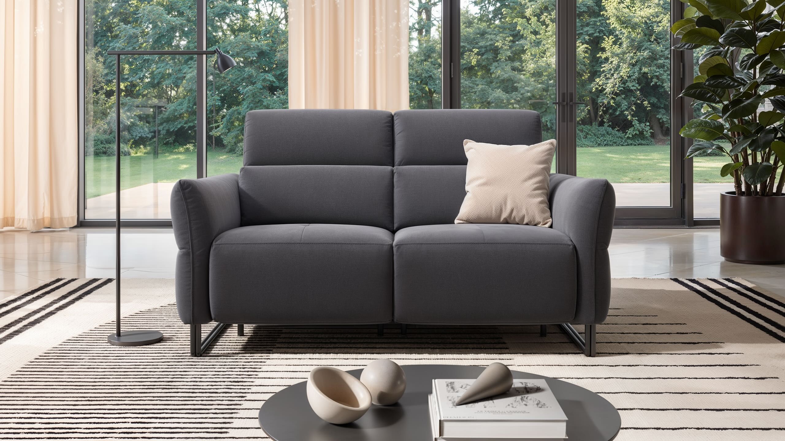 2-местный тканевый диван Sofanella Luna ARCH-00065037